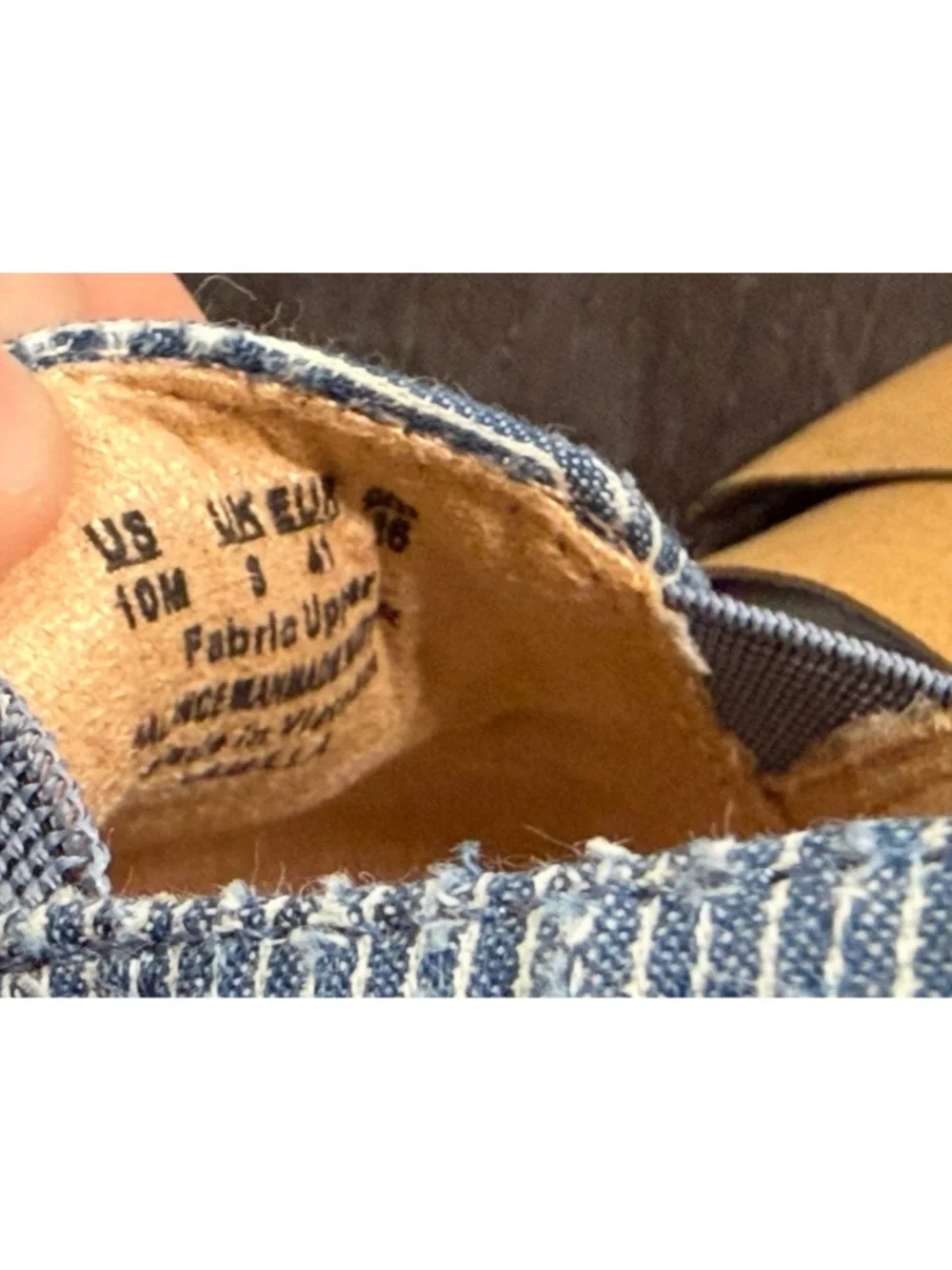 LifeStride Kamilla Espadrille Wedge Slip On Shoes Mid Blue Denim Womans 10M